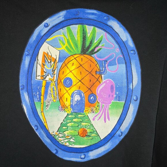 Nike X Kyrie Irving X SpongeBob SquarePants Pineapple House Hoodie Fleece 2XL - Picture 8 of 10